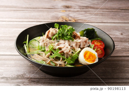 冷しゃぶ蕎麦 90198113