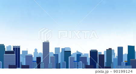 高層ビル 大都市 背景素材 高層ビル 大都市 背景素材 90199124