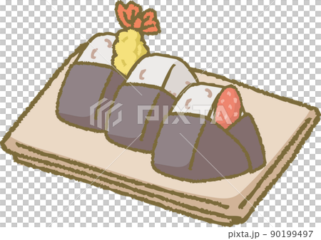 三角おむすび(角皿) 90199497