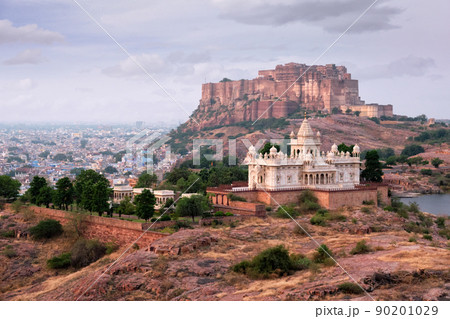 Jaswanth Thada mausoleum, Jodhpur, Rajasthan, India 90201029