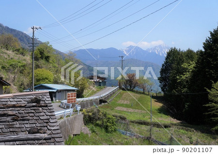 下栗の里・半場地区の風景【長野県飯田市】 下栗の里・半場地区の風景【長野県飯田市】 90201107