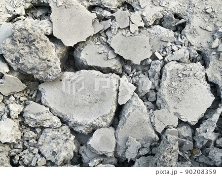 Broken building. Bricks 90208359