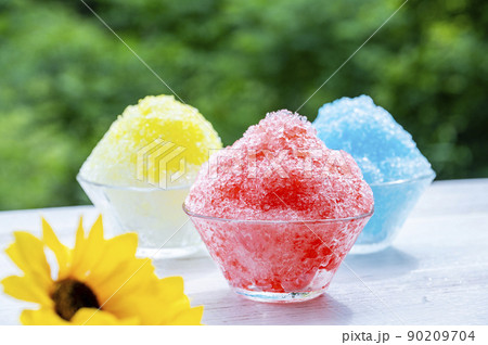 かき氷　夏イメージ 90209704