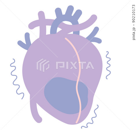 心室細動を起こす心臓 90210173