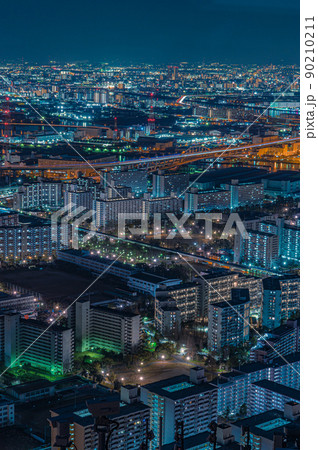 大阪南港の夜景 大阪南港の夜景 90210211