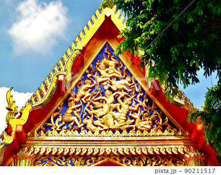 タイ・バンコク・エメラルド寺院(ワットプラケオ) タイ・バンコク・エメラルド寺院(ワットプラケオ) 90211517