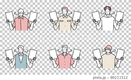 ダイバーシティ　選択に迷う多様な人々 セット 90211522