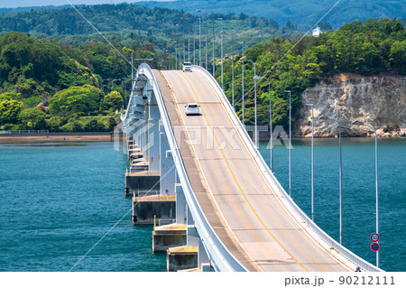《石川県》能登島大橋・七尾湾の架け橋 《石川県》能登島大橋・七尾湾の架け橋 90212111