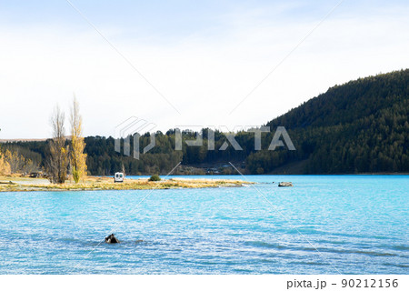 秋のテカポ湖(ニュージーランド) 秋のテカポ湖(ニュージーランド) 90212156