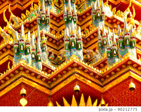 タイ・バンコク・エメラルド寺院(ワットプラケオ) タイ・バンコク・エメラルド寺院(ワットプラケオ) 90212775