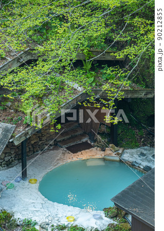 白骨温泉　野天風呂 90212855