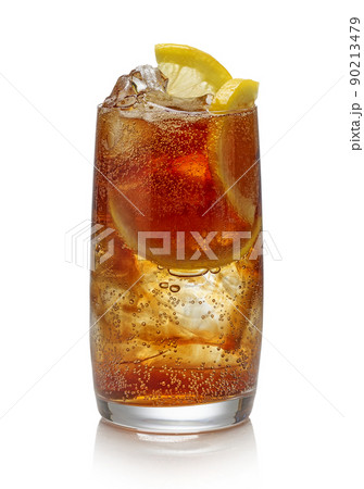 glass of cola cocktail 90213479