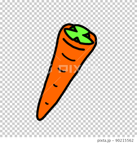 Simple carrot illustration Simple carrot illustration 90215562