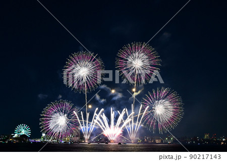 名港水上芸術花火 90217143