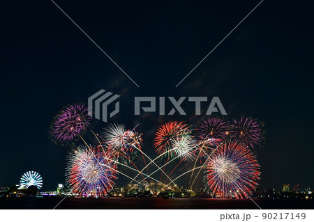 名港水上芸術花火 90217149