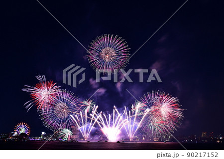 名港水上芸術花火 90217152