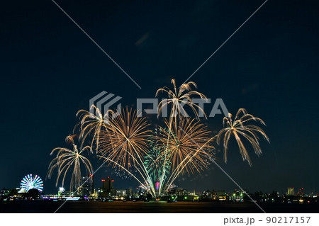 名港水上芸術花火 90217157