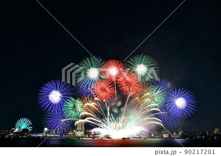 名港水上芸術花火 90217201