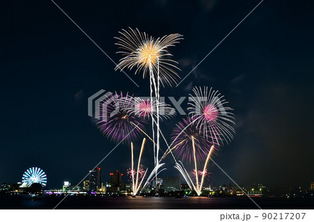 名港水上芸術花火 90217207