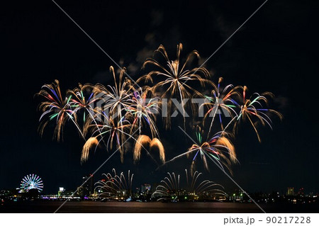 名港水上芸術花火 90217228