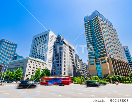 東京　日比谷交差点 90218803