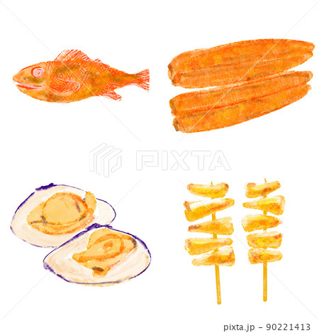 焼き物のイラストセット 90221413