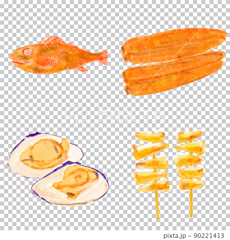 焼き物のイラストセット 90221413
