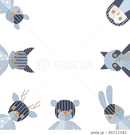 デニム素材のぬいぐるみ デニム素材のぬいぐるみ 90222582