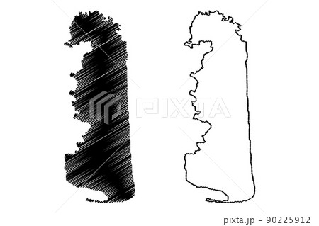 Nagapattinam district (Tamil Nadu State, Republic of India) map vector illustration, scribble sketch Nagapattinam map Nagapattinam district (Tamil Nadu State, Republic of India) map vector illustration, scribble sketch Nagapattinam map 90225912