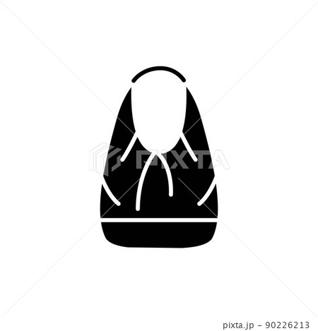 Hobo bag line color icon. Isolated vector element. Hobo bag line color icon. Isolated vector element. 90226213