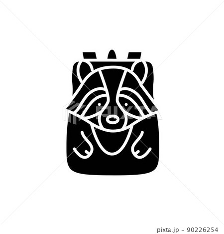 Children's backpack line color icon. Isolated vector element. Children's backpack line color icon. Isolated vector element. 90226254