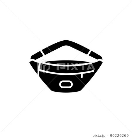 Banana bag line color icon. Isolated vector element. Banana bag line color icon. Isolated vector element. 90226269