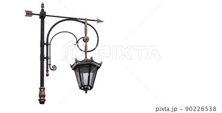 Vintage street light isolated on white. Saint-Petersburg Vintage street light isolated on white. Saint-Petersburg 90226538