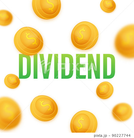 Dividend stocks. Business financial investment. Public company payback profit. Vector stock illustration. Dividend stocks. Business financial investment. Public company payback profit. Vector stock illustration. 90227744
