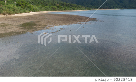 【空撮】石垣島 浦底湾 90228418