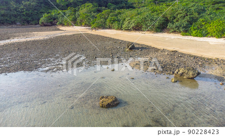【空撮】石垣島 浦底湾 90228423