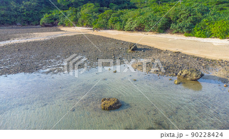【空撮】石垣島 浦底湾 90228424