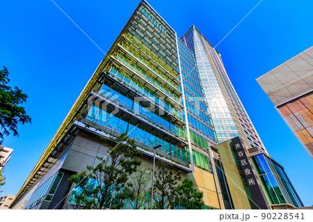 東京 渋谷区の都市風景 渋谷区役所 東京 渋谷区の都市風景 渋谷区役所 90228541