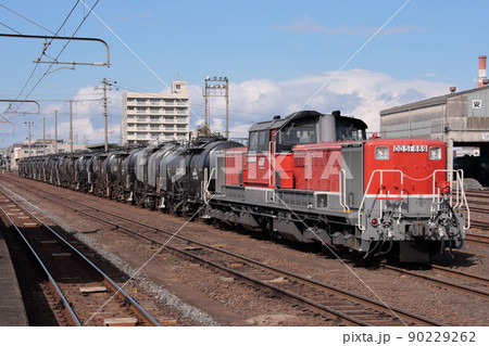 DD51 889号機牽引のセメント輸送貨物_2010/3/21撮影 90229262