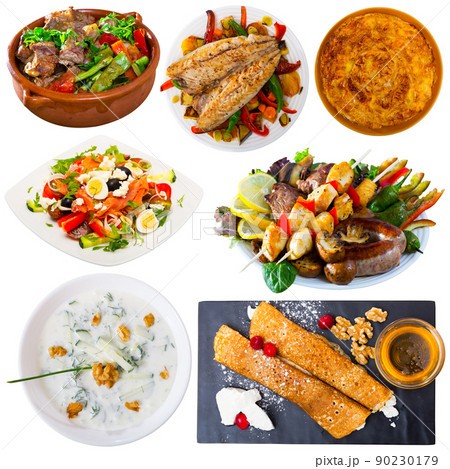 Dishes of traditional Bulgarian cuisine 90230179