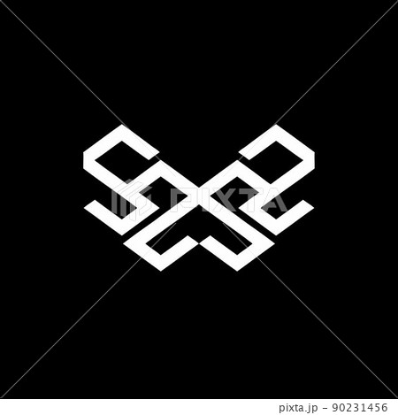 sz, ss, zs, zz, swz, smz, sms, zmz initials geometrical logo and vector icon 90231456