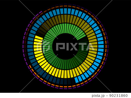 デジタルメーター　サークル 90231860