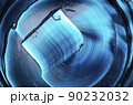 インク模様（シアン） 90232032