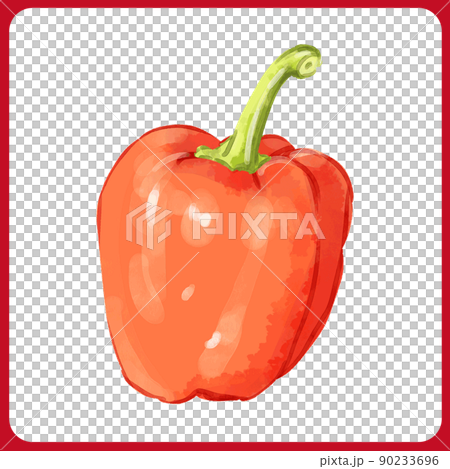 手繪水彩辣椒粉插圖 90233696
