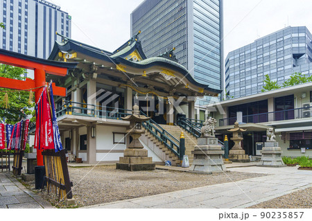難波神社 本殿(大阪府大阪市中央区博労町) 難波神社 本殿(大阪府大阪市中央区博労町) 90235857