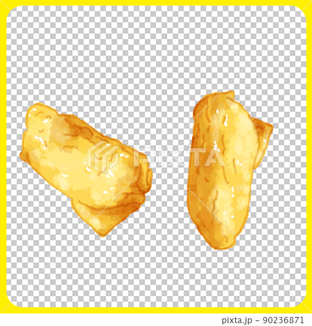 手描き水彩のいなり寿司イラスト2のイラスト素材