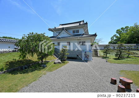 近江「水口城」「水口岡山城」の曲輪と石垣 90237215