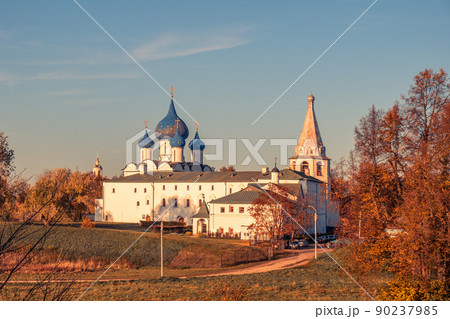 Suzdal Kremlin in autumn, Golden Ring, Russia 90237985