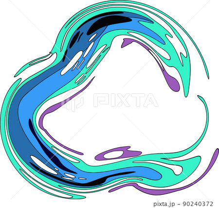 Color Liquid Wave flow element. Abstract colorful shape. Color Liquid Wave flow element. Abstract colorful shape. 90240372