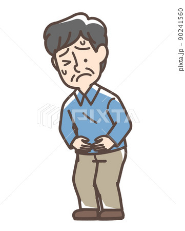 腹痛の男性 腹痛の男性 90241560